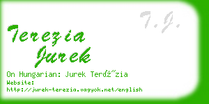 terezia jurek business card
